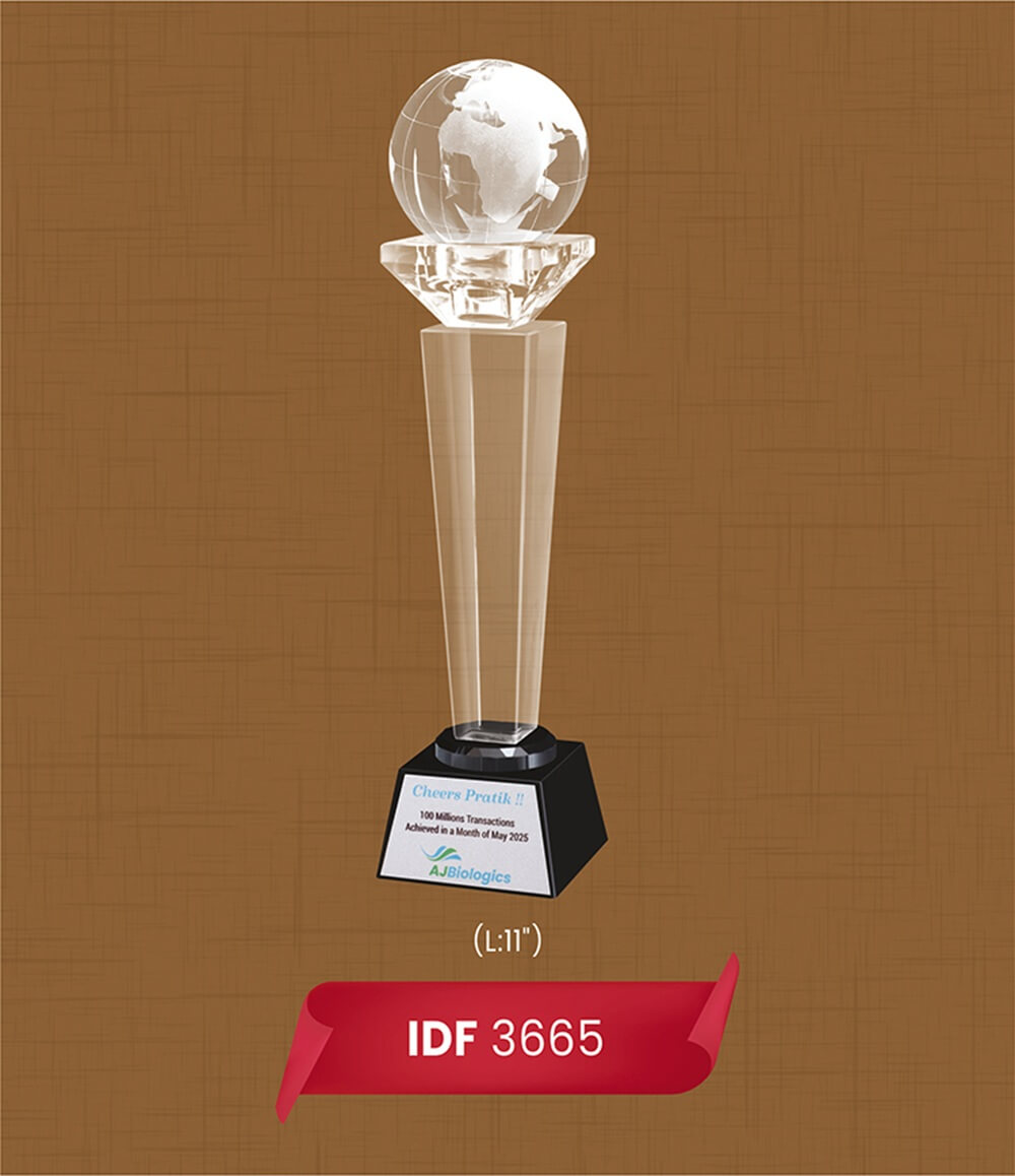 IDF-3665-CRYSTAL-TROPHY